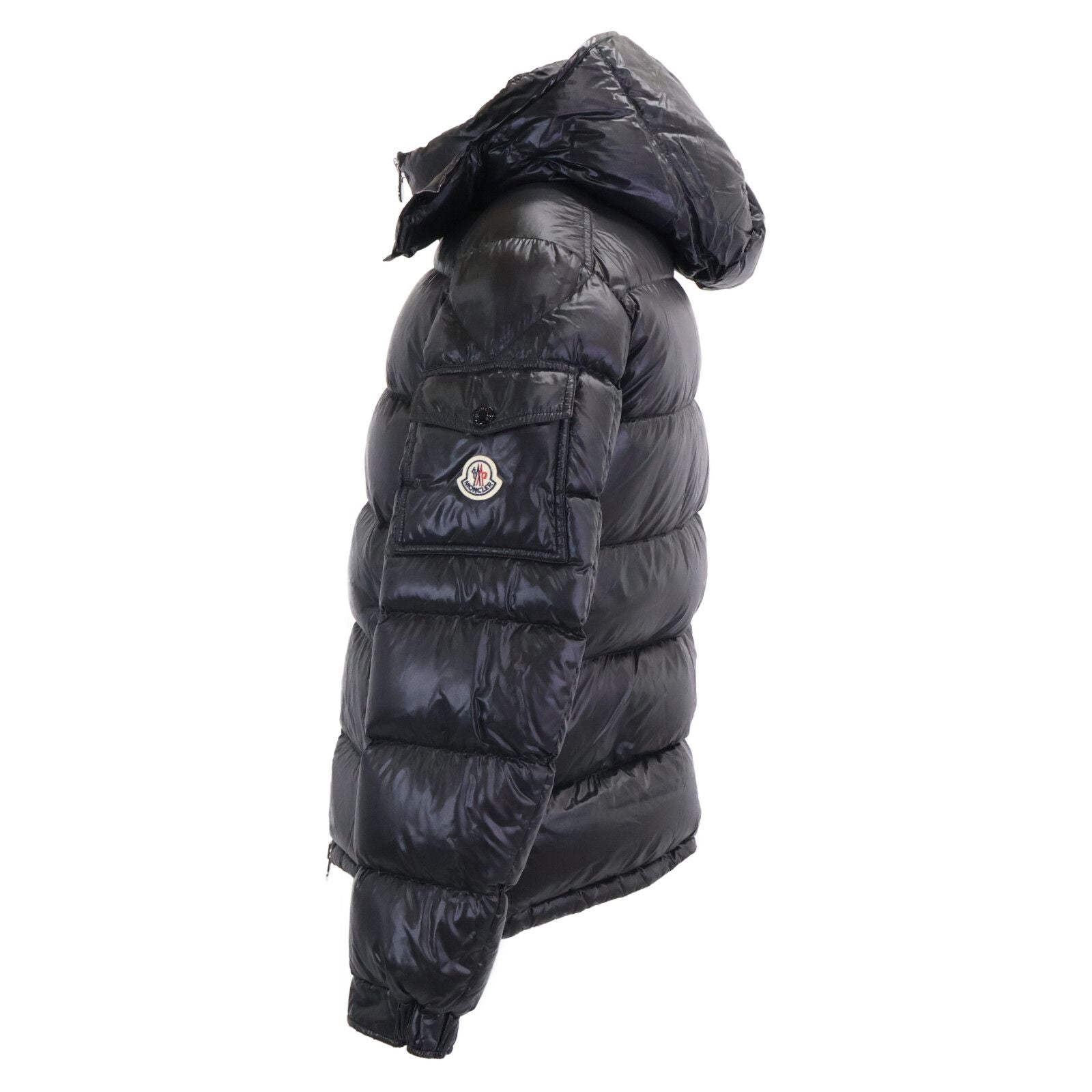 Moncler Maya Down Jacket with Hood — view 2