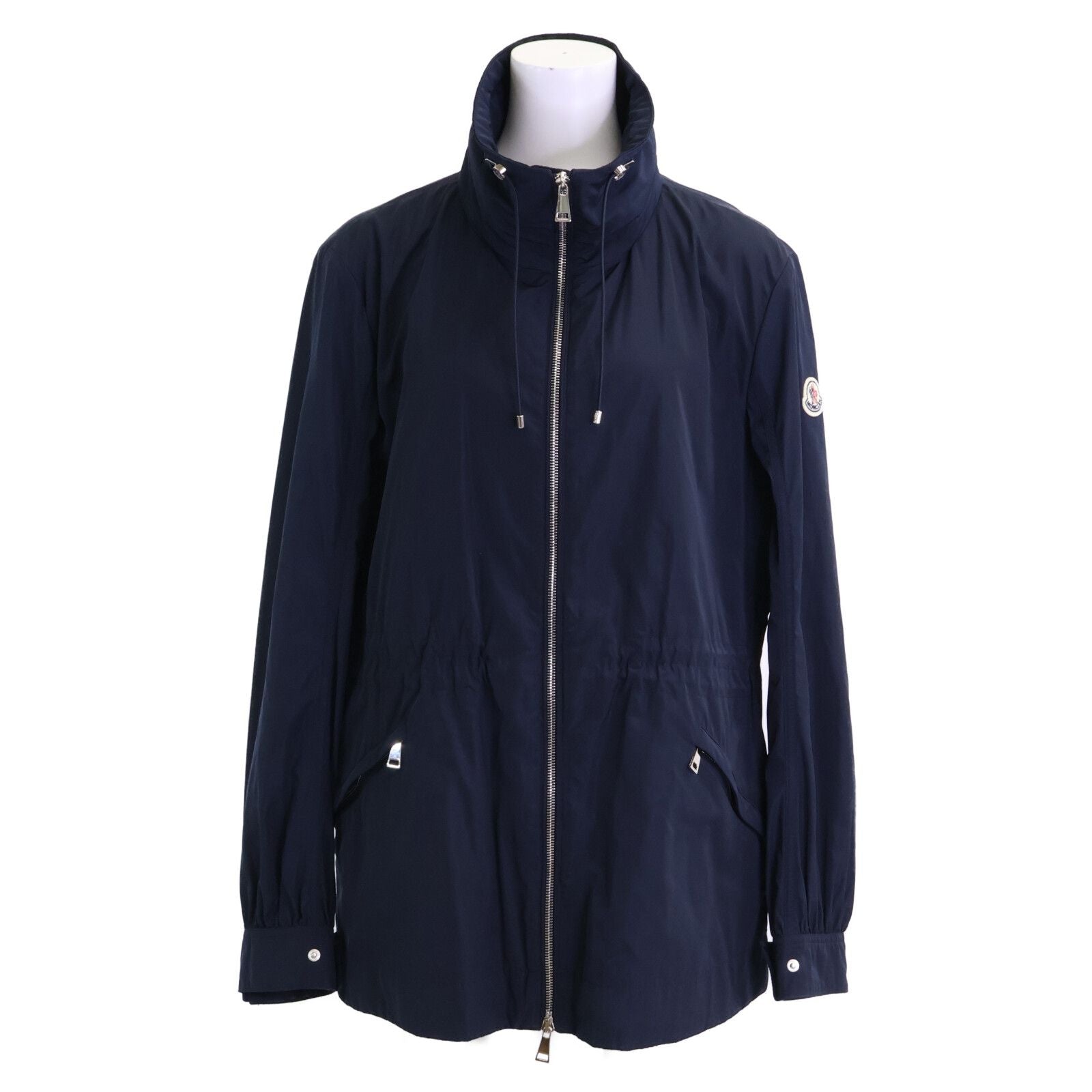 Moncler Enet Short Zip Up Nylon Jacket