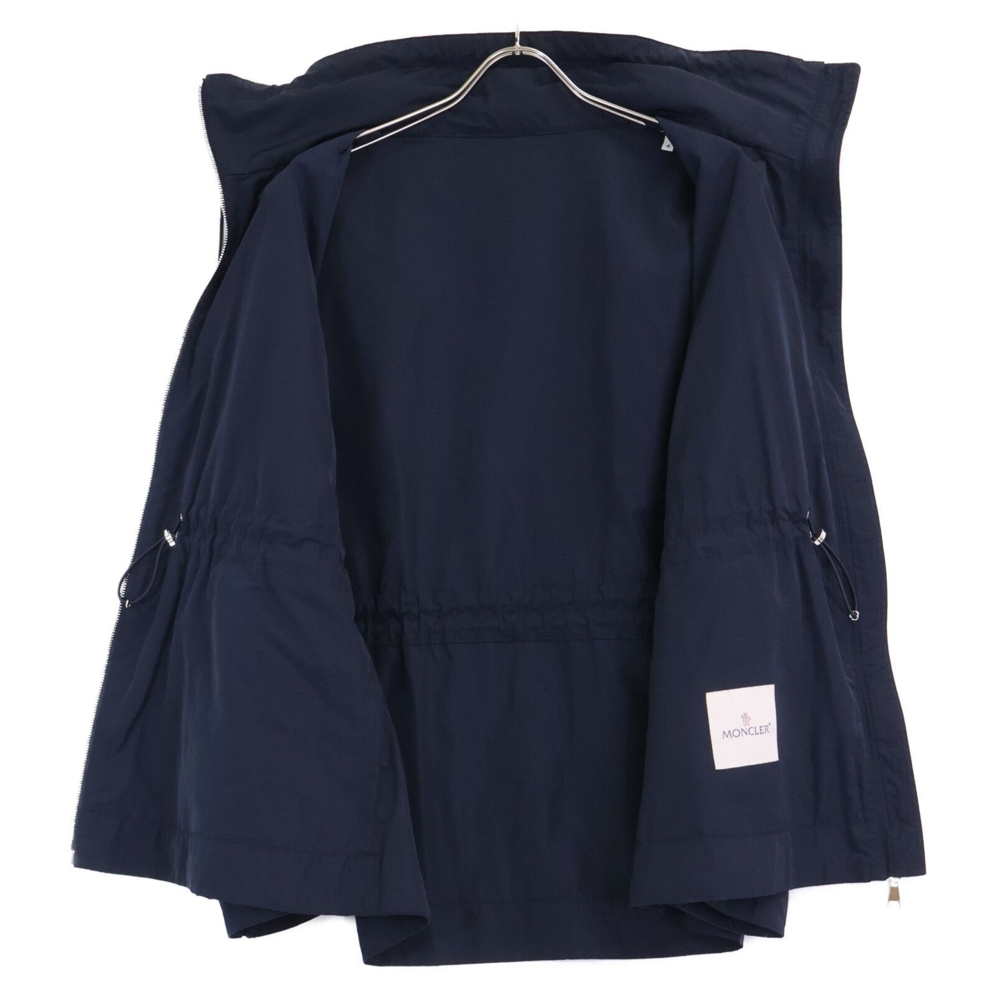 Moncler Enet Short Zip Up Nylon Jacket — view 4
