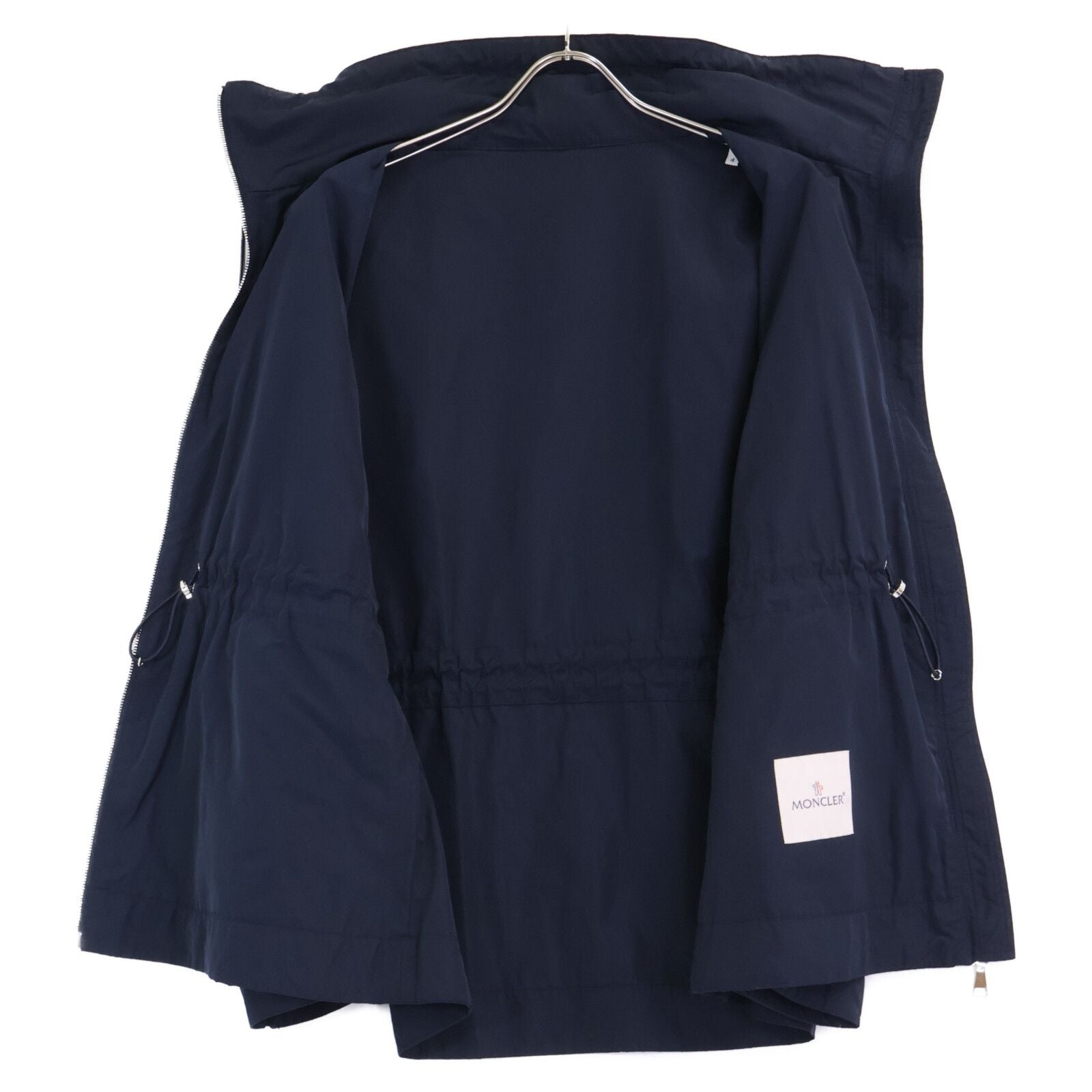 Moncler Enet Short Zip Up Nylon Jacket — view 4