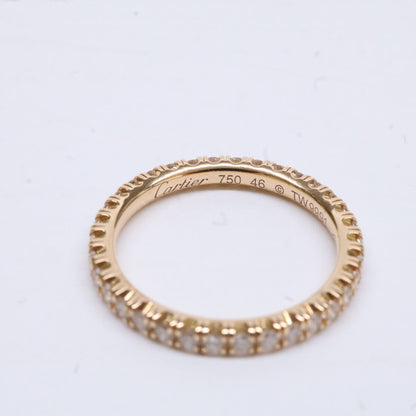 Cartier Etain Cell de Full Eternity Pave Diamond 46 Ring — view 5