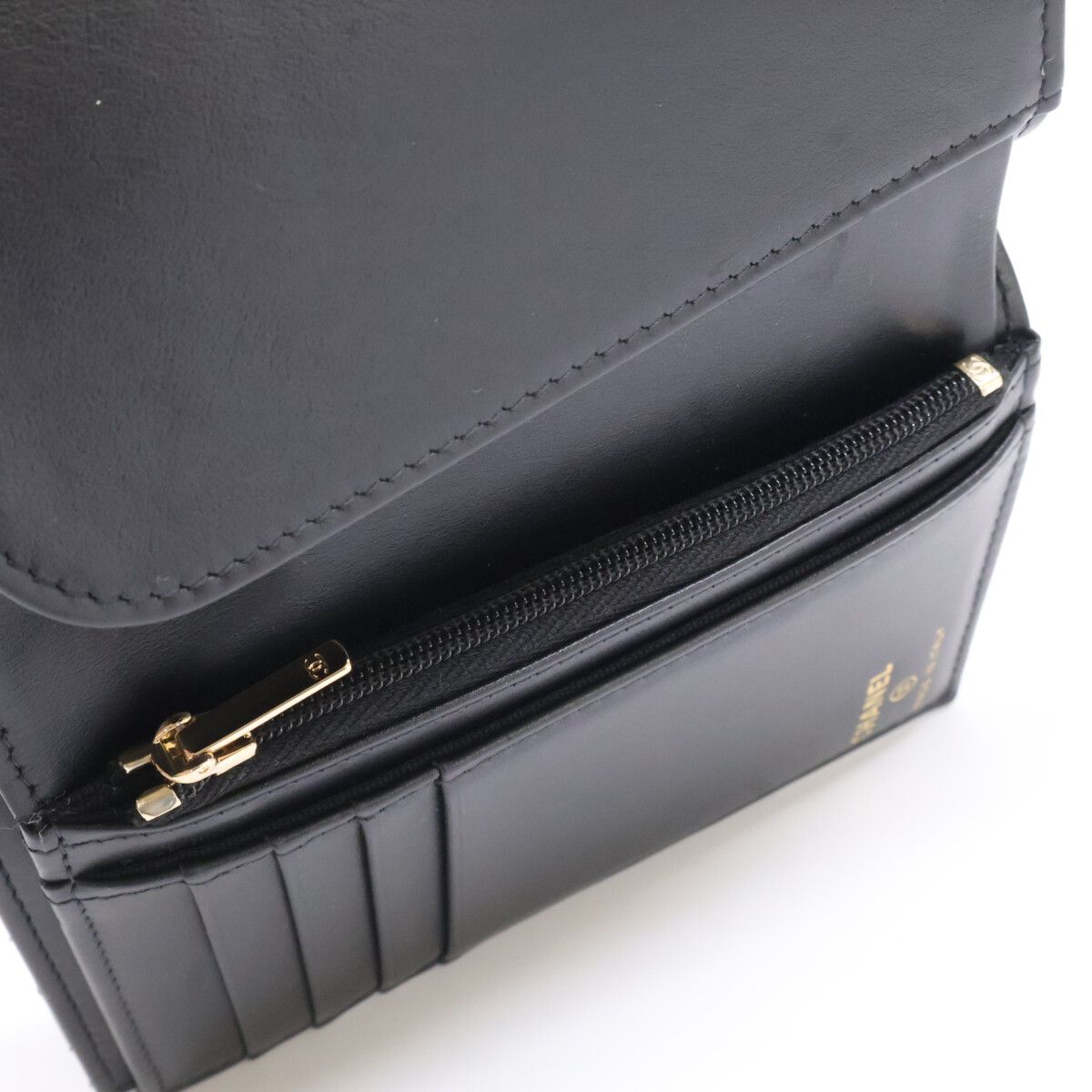 Chanel CC Logo Lambskin Passport Case — view 8