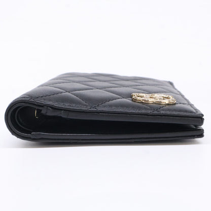 Chanel CC Logo Lambskin Passport Case — view 3