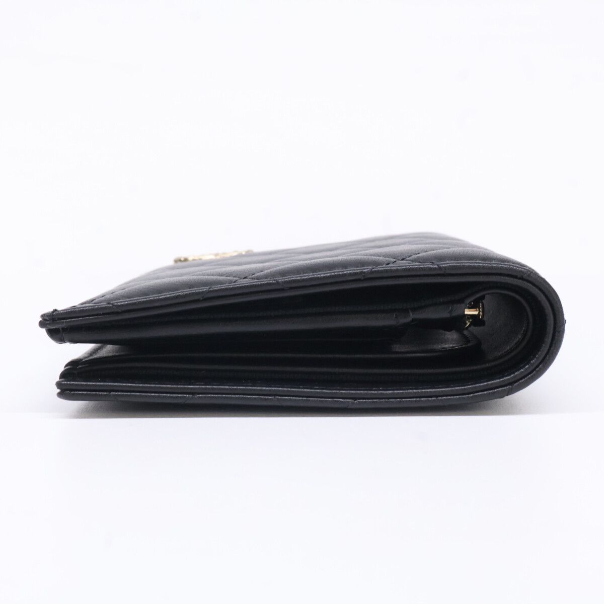 Chanel CC Logo Lambskin Passport Case — view 5