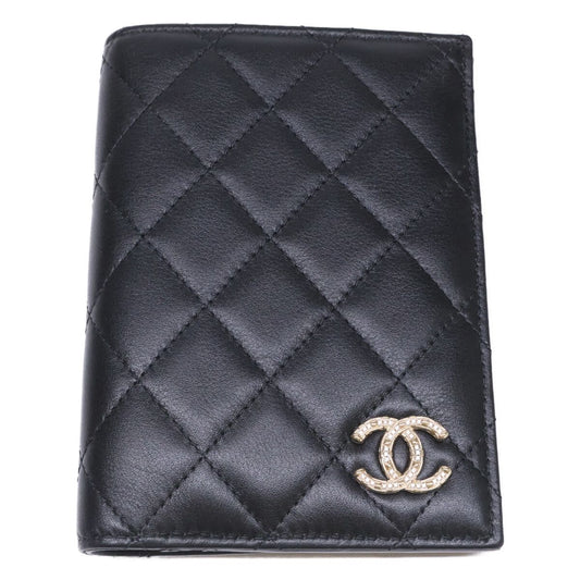 Chanel CC Logo Lambskin Passport Case