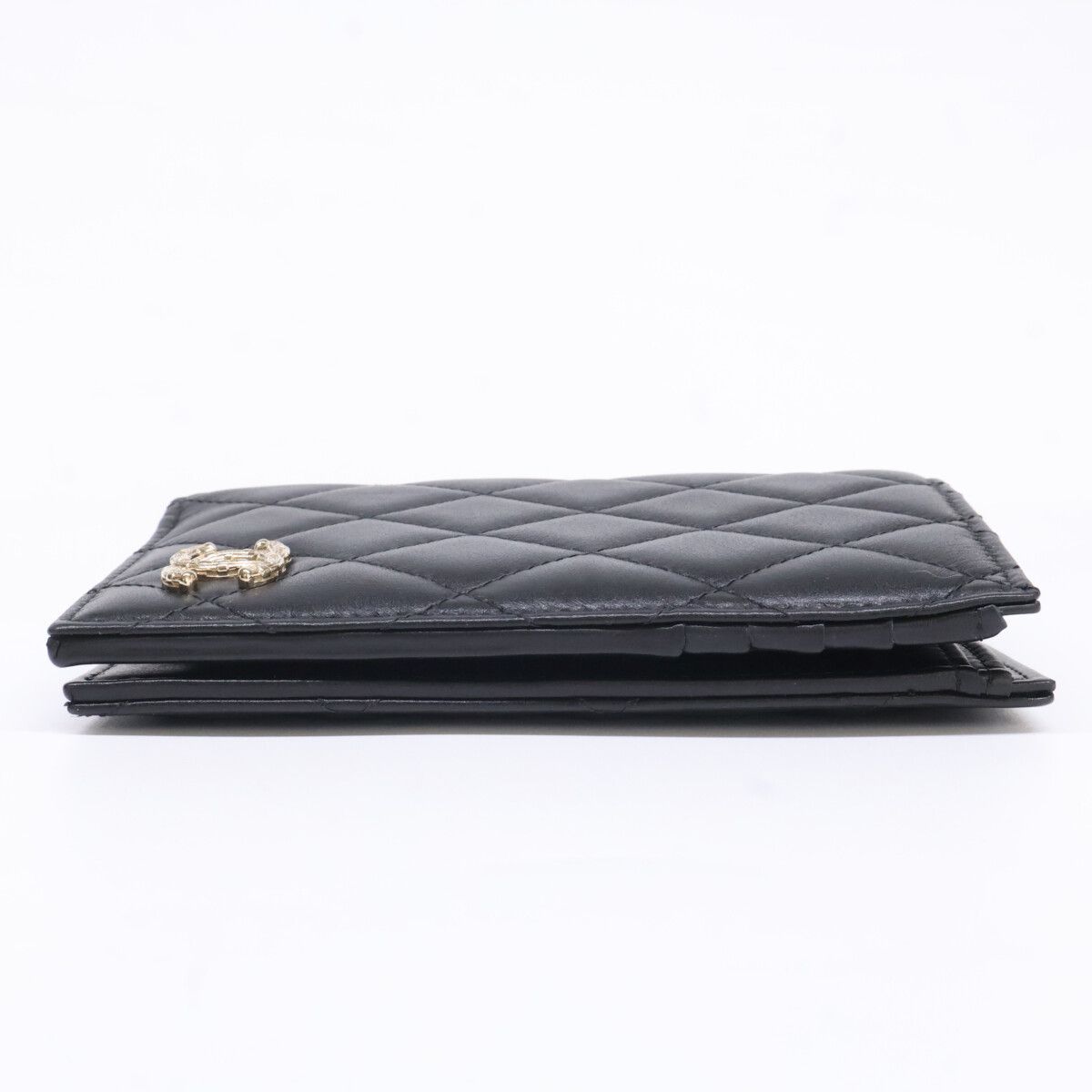 Chanel CC Logo Lambskin Passport Case — view 2