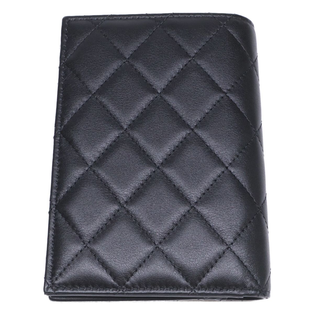 Chanel CC Logo Lambskin Passport Case — view 6