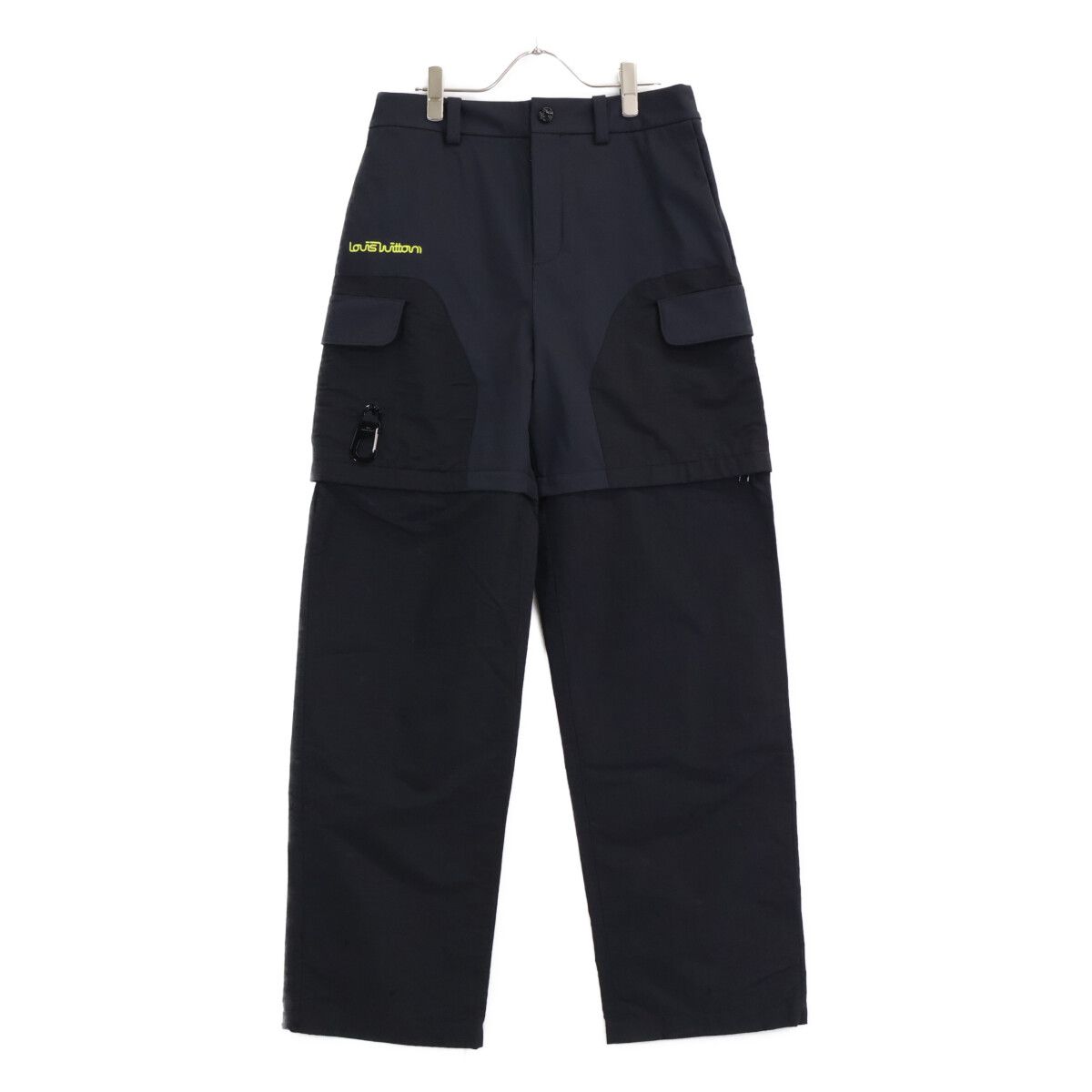 Louis Vuitton Econyl Nylon with Carabiner Logo Print 2-Way Cargo Pants 48
