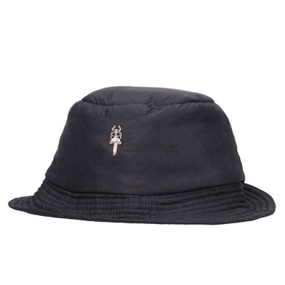 Chrome Hearts All Over Pattern Nylon Bucket Hat with Dagger