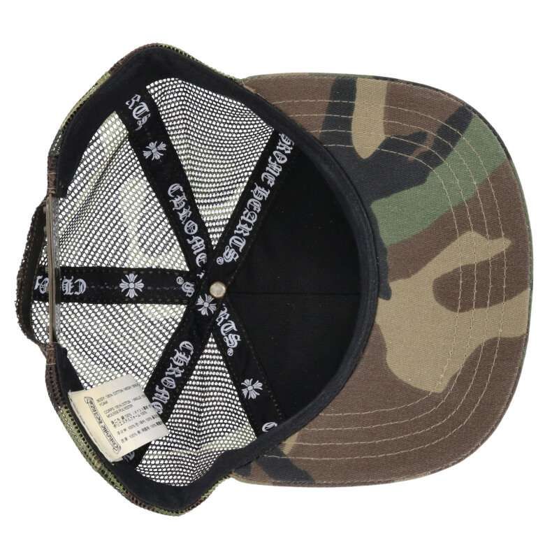 Chrome Hearts Trucker Cap CH Mesh Cap with Patch Cross Ball — view 3
