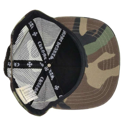 Chrome Hearts Trucker Cap CH Mesh Cap with Patch Cross Ball — view 3