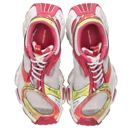 Balenciaga Stapler Distressed Low Cut Sneakers — view 4
