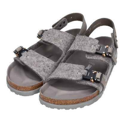 Dior Birkenstock Milano Rollaco Star Buckle Felt Sandals