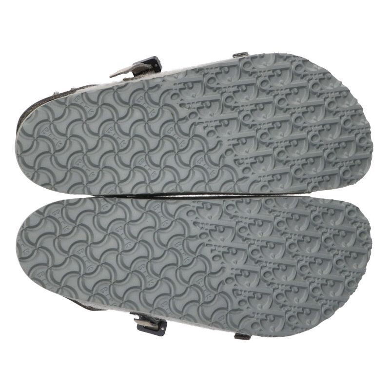 Dior Birkenstock Milano Rollaco Star Buckle Felt Sandals — view 3