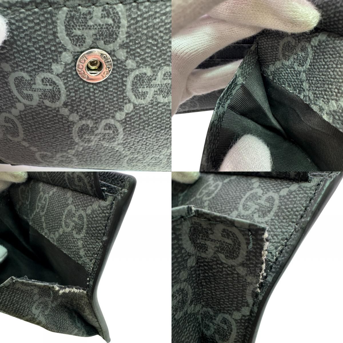 Gucci Compact Wallet Logo GG Emblem Bifold — view 8