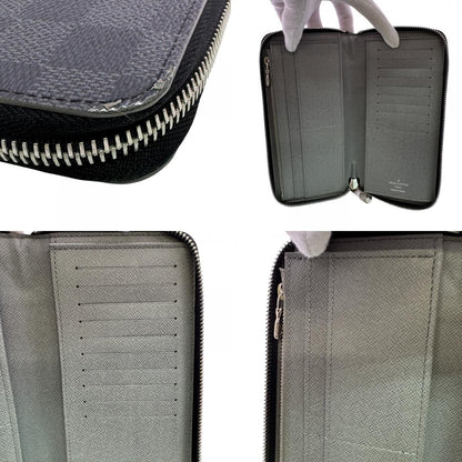 Louis Vuitton Zip Around Organizer Zippy Wallet Vertical Damier Graphite — view 6