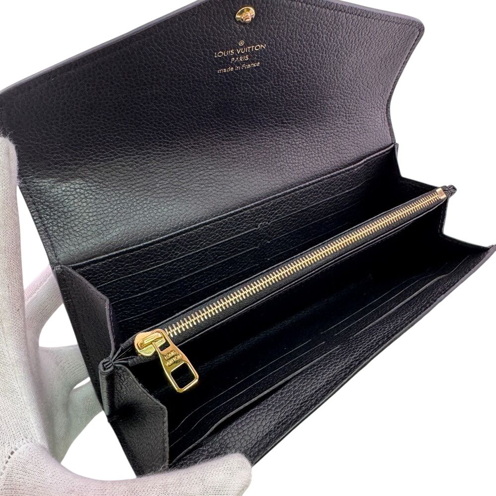 Louis Vuitton Flap Bifold Wallet Portefeuille Sarah Monogram Empreinte — view 5