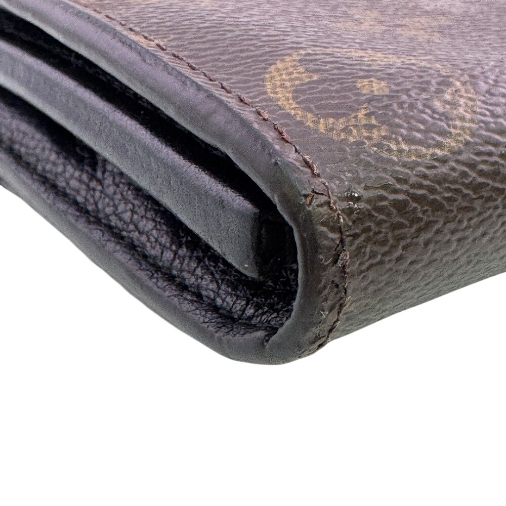 Louis Vuitton Flap Lock Bifold Portefeuille Pallas Monogram Wallet — view 3