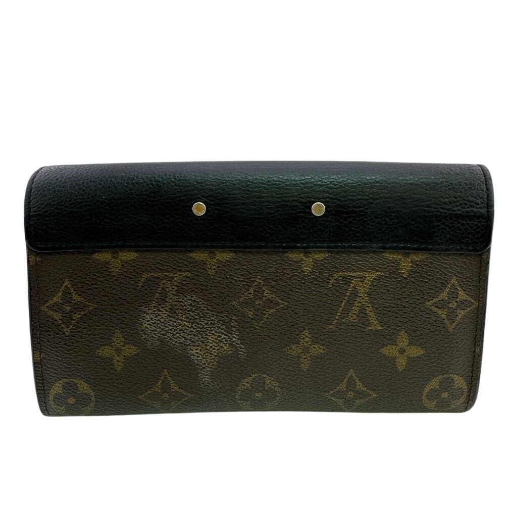 Louis Vuitton Flap Lock Bifold Portefeuille Pallas Monogram Wallet — view 2