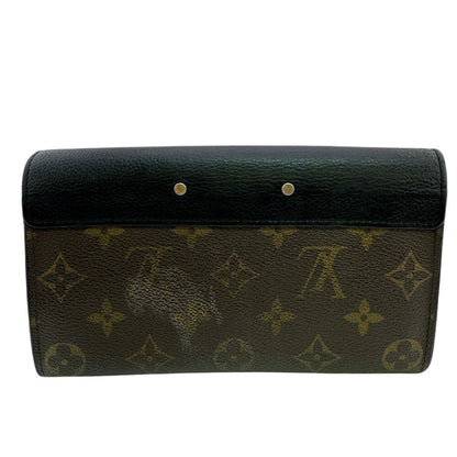 Louis Vuitton Flap Lock Bifold Portefeuille Pallas Monogram Wallet — view 2