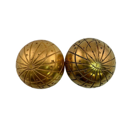 Hermes Clip on Zodiac Globe Earrings — view 3