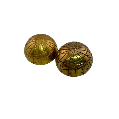 Hermes Clip on Zodiac Globe Earrings