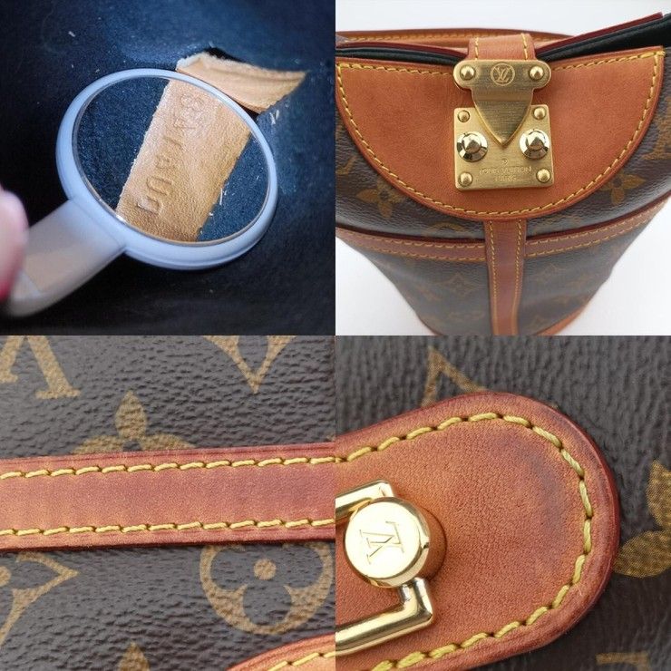 Louis Vuitton Duffle Brown Monogram 2-Way Shoulder Bag Gold — view 8