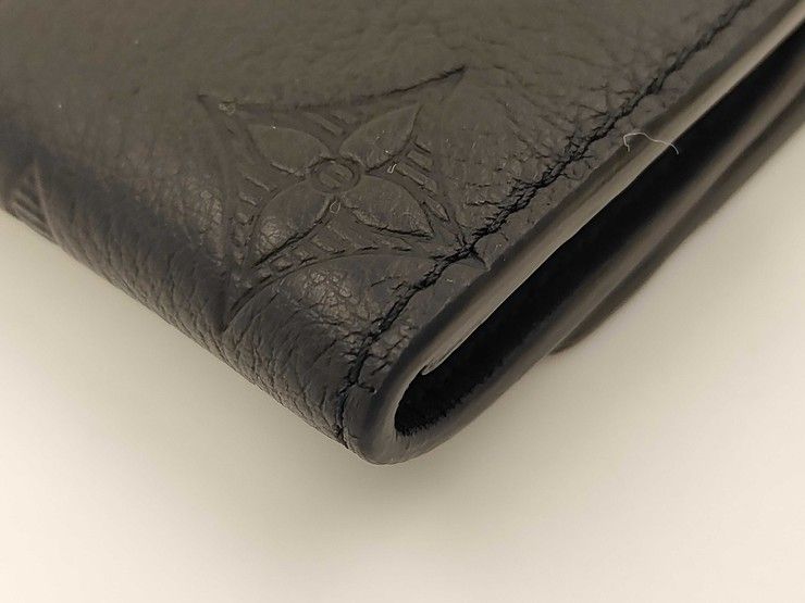 Louis Vuitton Key Case Multicles 6 Black Monogram Shadow Silver Key Holder — view 6
