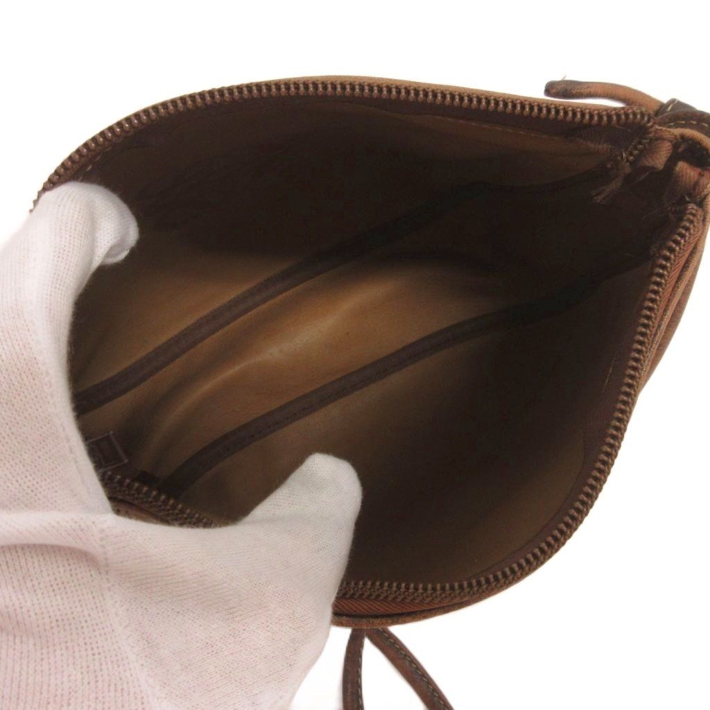 Loewe Anagram Shoulder Bag Suede Green — view 5
