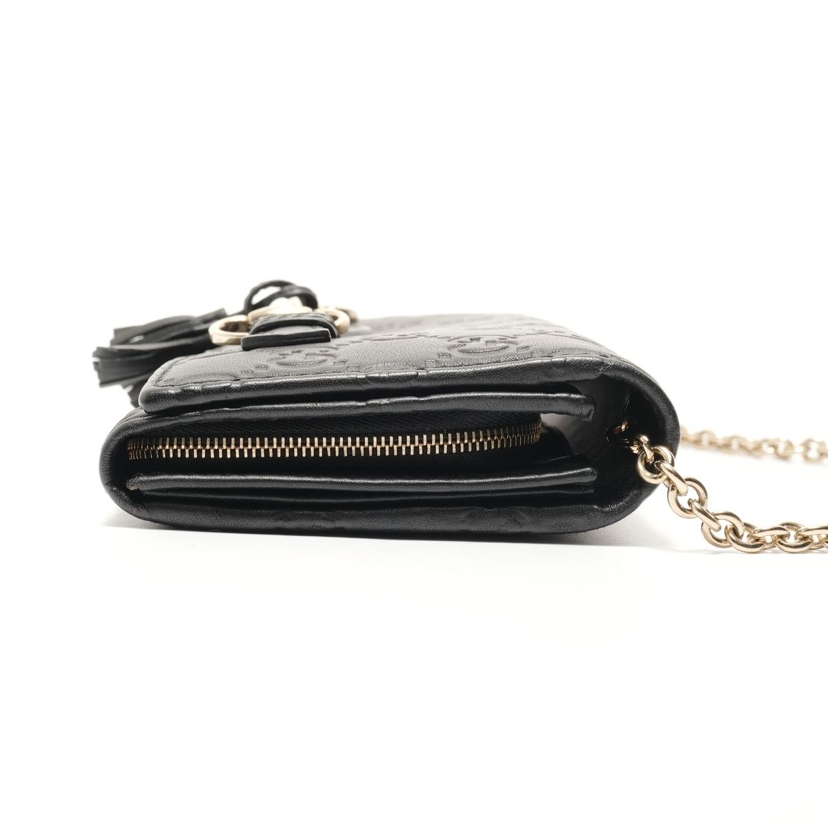 Gucci Shoulder Bag Guccissima Horsebit Chain Wallet — view 4