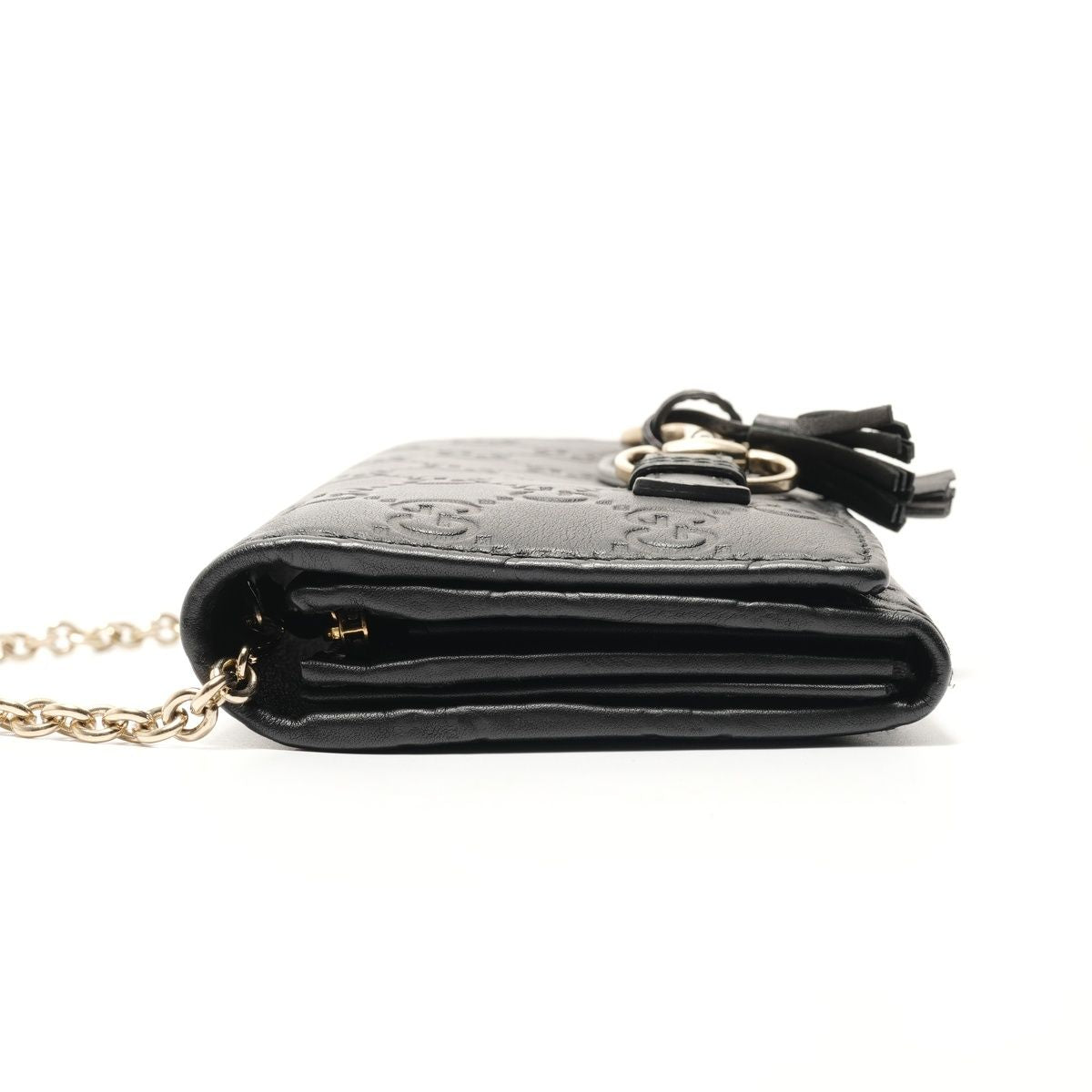 Gucci Shoulder Bag Guccissima Horsebit Chain Wallet — view 3
