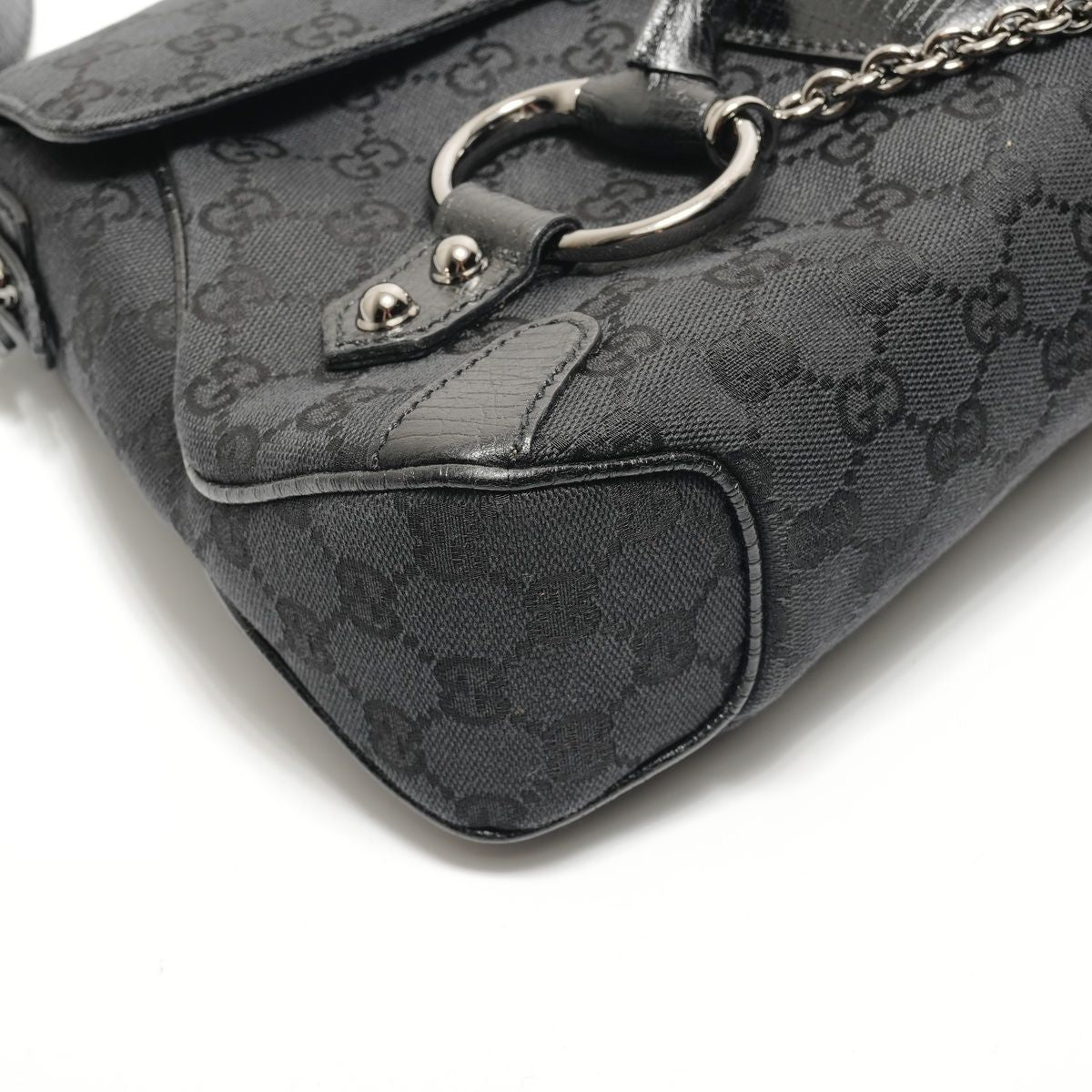 Gucci Shoulder Bag Horsebit GG Canvas — view 5