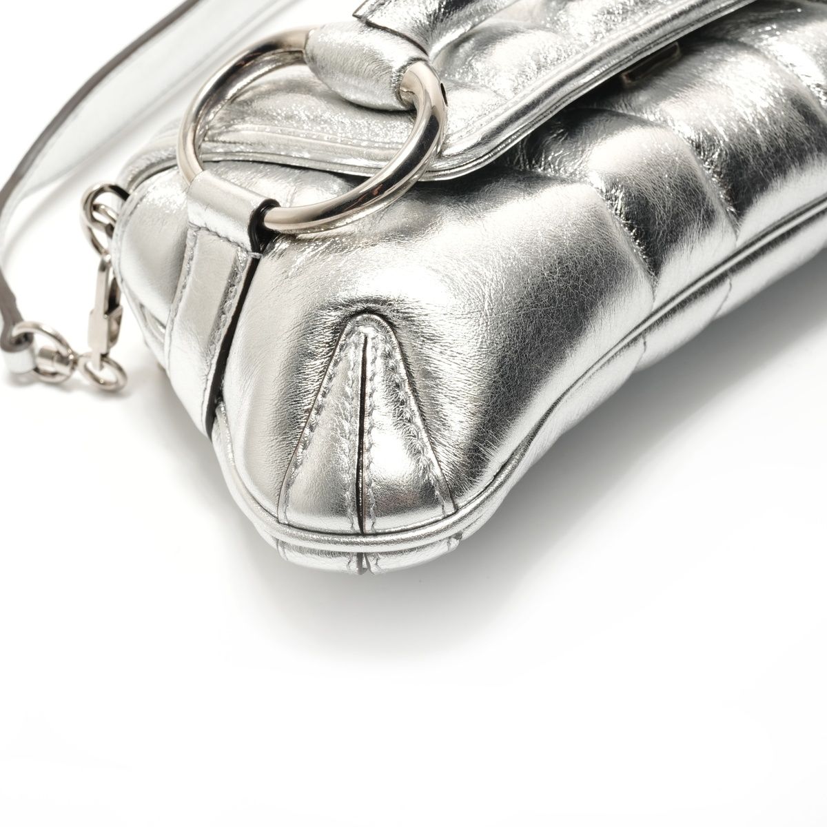 Gucci Shoulder Bag Horsebit Chain 2-Way Leather — view 5