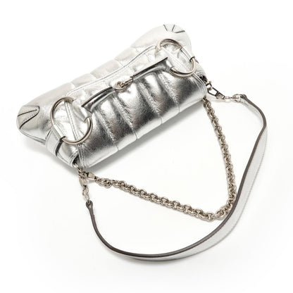 Gucci Shoulder Bag Horsebit Chain 2-Way Leather — view 8