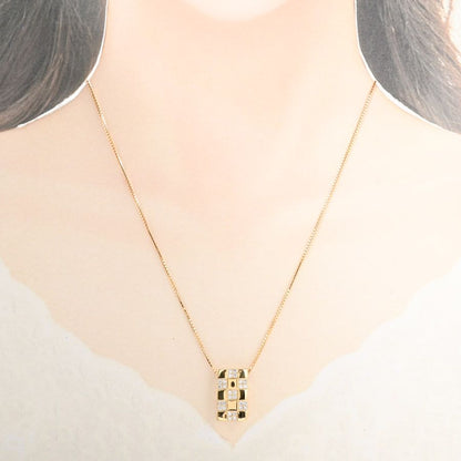 Celine Necklace Diamond Gold — view 6