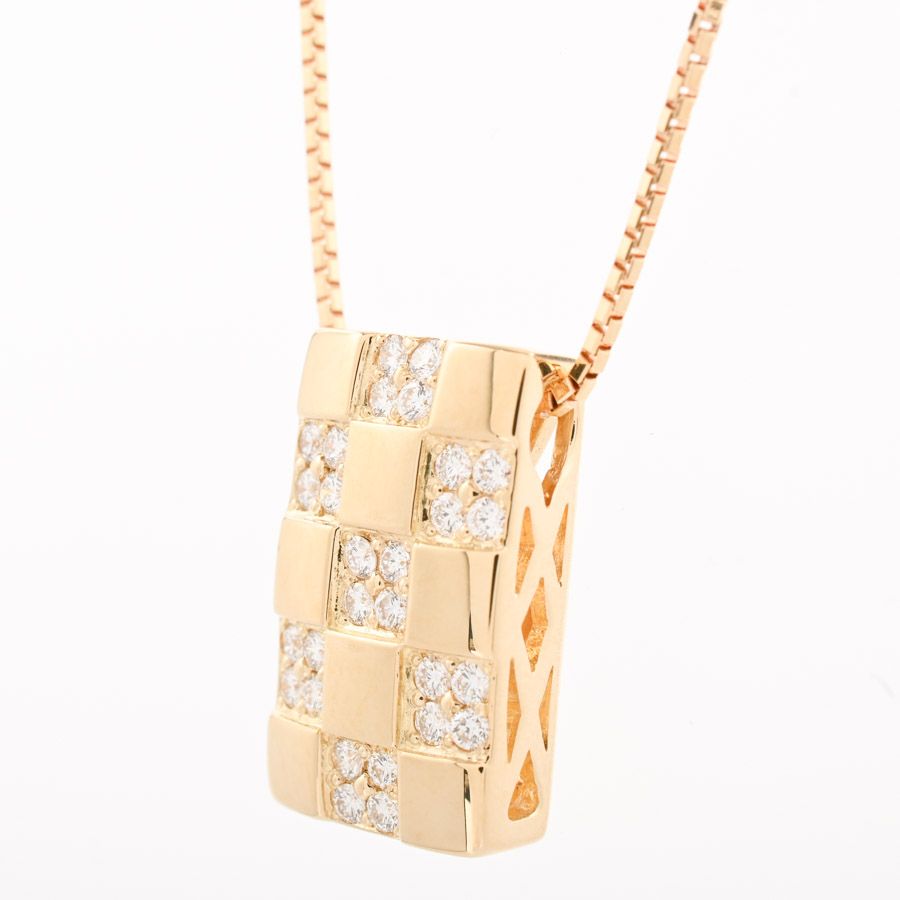 Celine Necklace Diamond Gold — view 2
