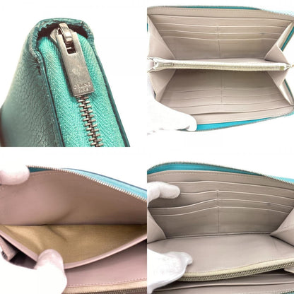Celine Leather Wallet Green — view 7