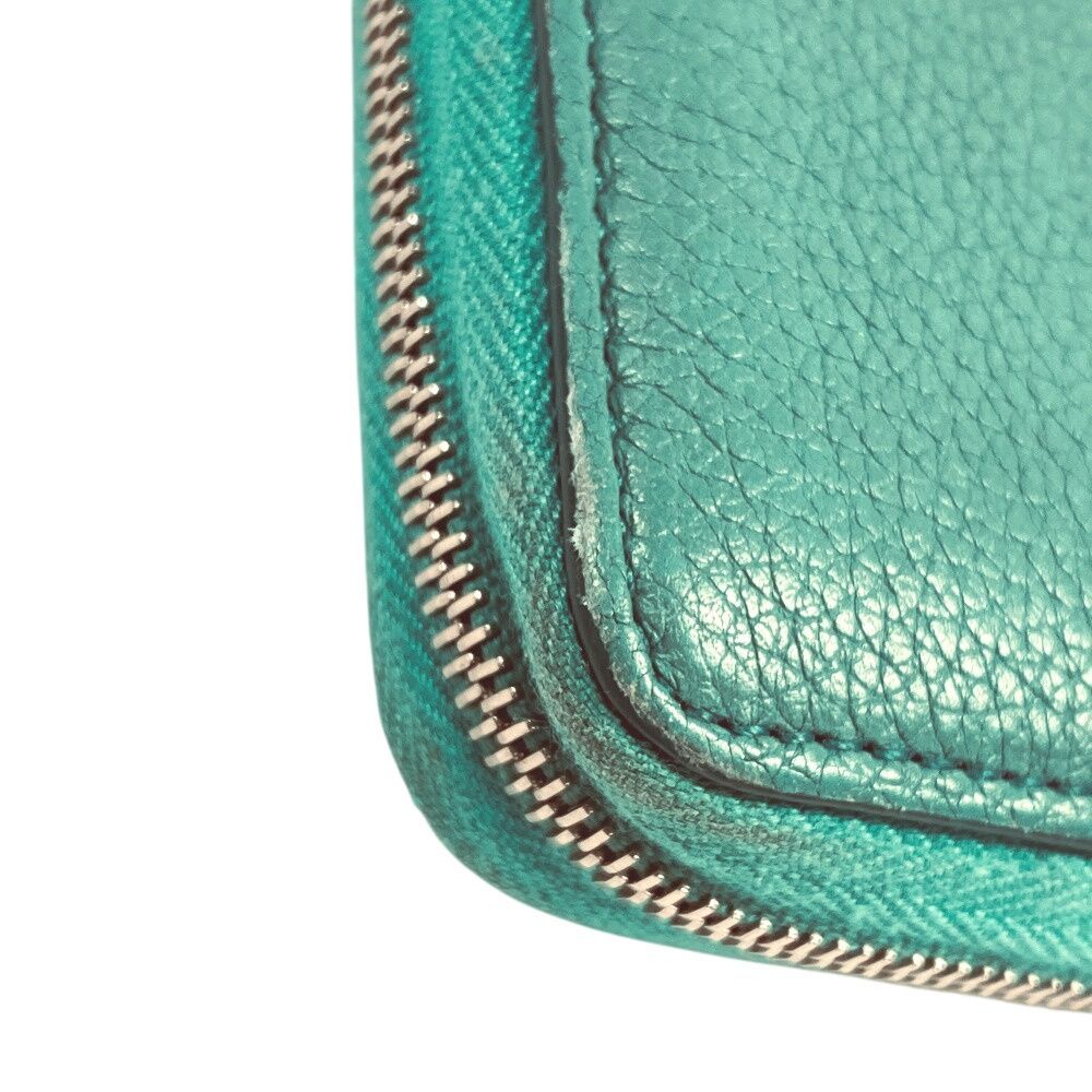 Celine Leather Wallet Green — view 6