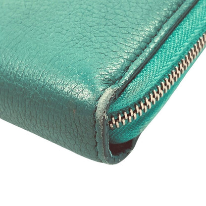 Celine Leather Wallet Green — view 3