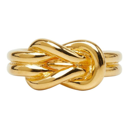 Hermes Head Scarf Ring Gold Plated — view 3