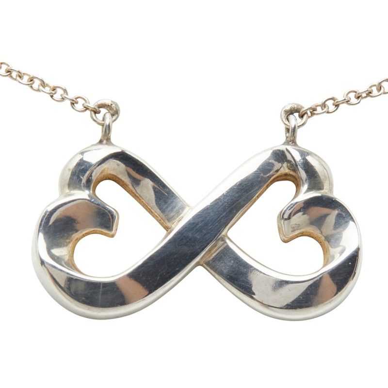 Tiffany & Co Double Loving Necklace Silver — view 2