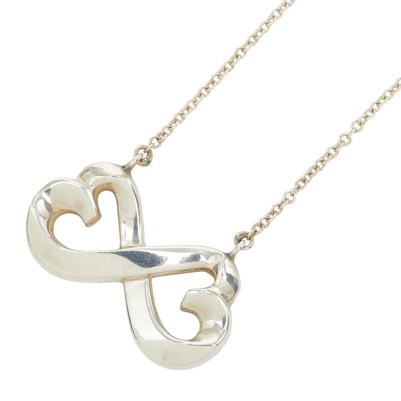 Tiffany & Co Double Loving Necklace Silver