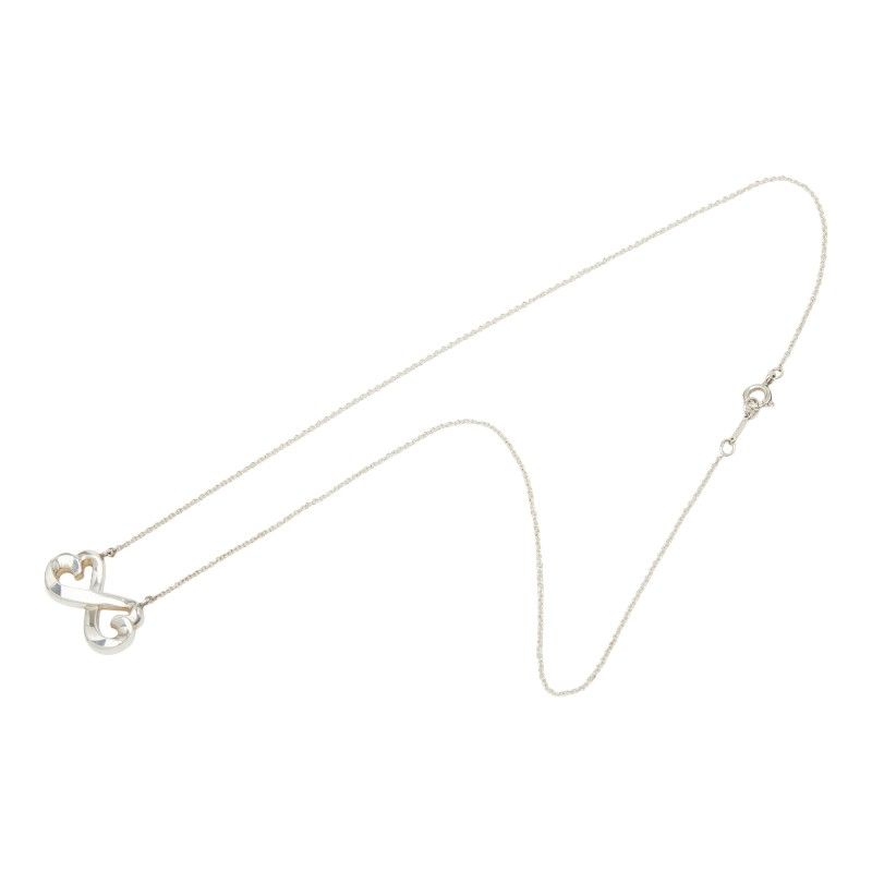 Tiffany & Co Double Loving Necklace Silver — view 4