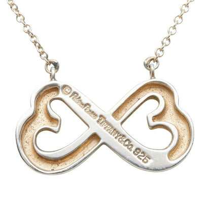 Tiffany & Co Double Loving Necklace Silver — view 3