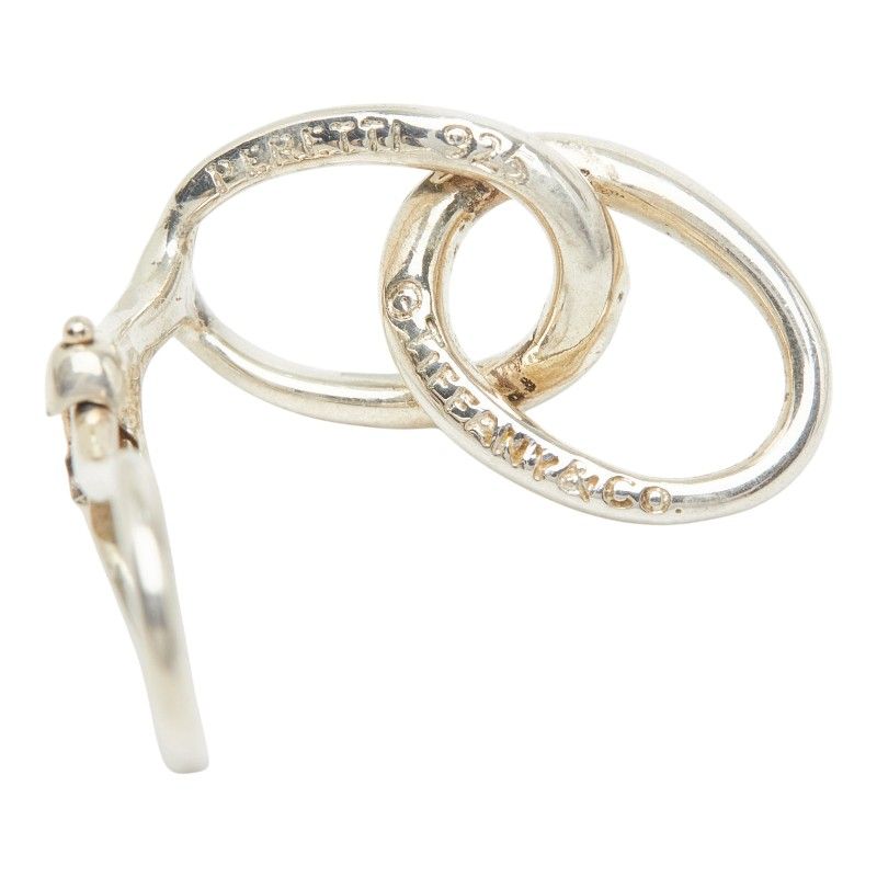 Tiffany & Co Double Loop Earrings Silver — view 4