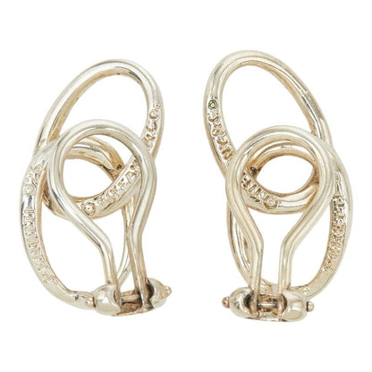 Tiffany & Co Double Loop Earrings Silver — view 3