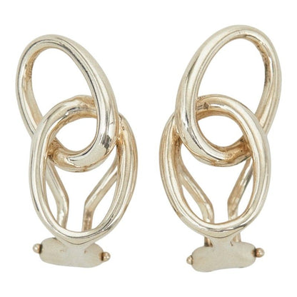Tiffany & Co Double Loop Earrings Silver — view 2
