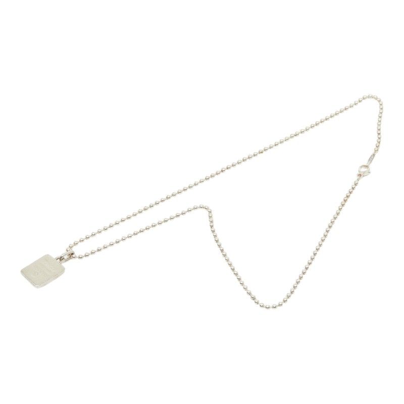 Tiffany & Co Maker's Square Necklace Silver — view 4