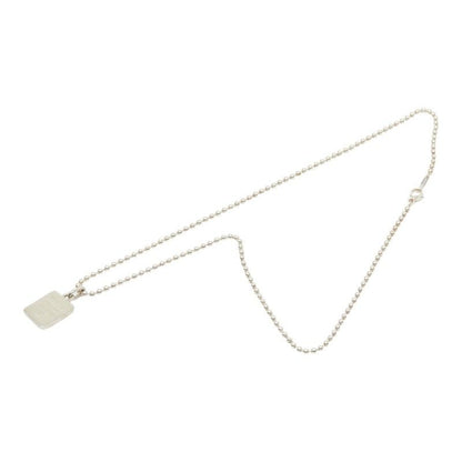 Tiffany & Co Maker's Square Necklace Silver — view 4