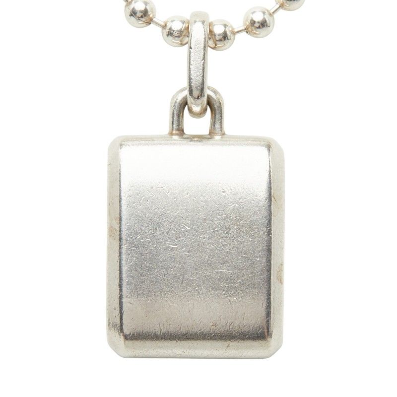 Tiffany & Co Maker's Square Necklace Silver — view 3